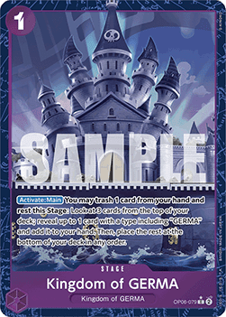 Kingdom of GERMA (OP06-079) (V.4) - The Best (Common) [PRB01-OP06-079]