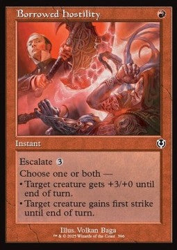 Borrowed Hostility⁣ - Innistrad Remastered: Extras⁣ (Common)⁣ [396]