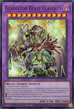 Gladiator Beast Claudius⁣ - Supreme Darkness⁣ (Super Rare)⁣ [038]