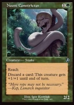 Noose Constrictor⁣ - Innistrad Remastered: Extras⁣ (Uncommon)⁣ [415]