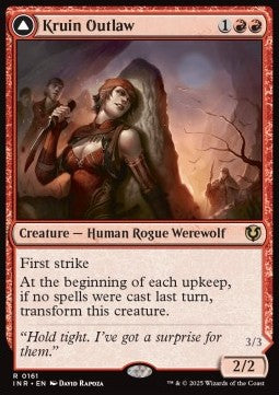 Kruin Outlaw / Terror of Kruin Pass⁣ - Innistrad Remastered⁣ (Rare)⁣ [161]