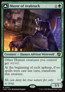 Mayor of Avabruck / Howlpack Alpha⁣ - Innistrad Remastered⁣ (Rare)⁣ [207]
