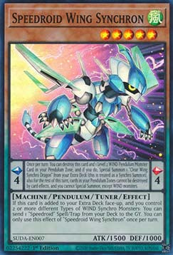 Speedroid Wing Synchron⁣ - Supreme Darkness⁣ (Super Rare)⁣ [007]