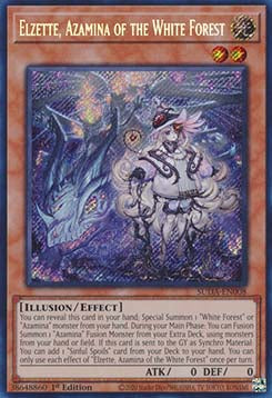 Elzette, Azamina of the White Forest (V.1 - Secret Rare)⁣ - Supreme Darkness⁣ (Secret Rare)⁣ [008]