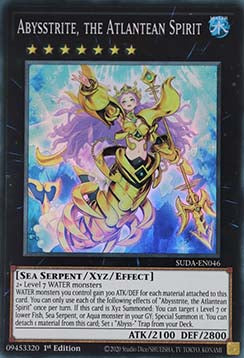 Abysstrite, the Atlantean Spirit⁣ - Supreme Darkness⁣ (Super Rare)⁣ [046]