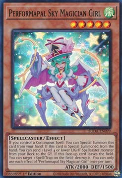 Performapal Sky Magician Girl⁣ - Supreme Darkness⁣ (Super Rare)⁣ [099]