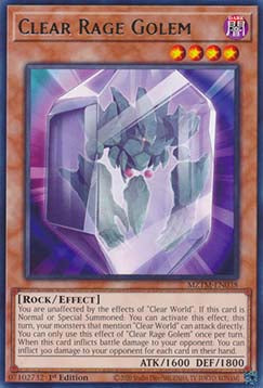 Clear Rage Golem⁣ - Maze of the Master⁣ (Rare)⁣ [038]