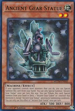 Ancient Gear Statue⁣ - Maze of the Master⁣ (Ultra Rare)⁣ [045]