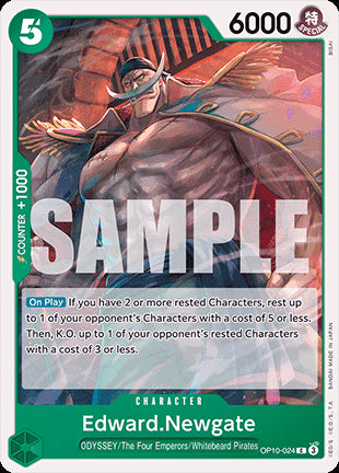 Edward.Newgate (OP10-024)⁣ - Royal Blood⁣ (Common)⁣ [024]