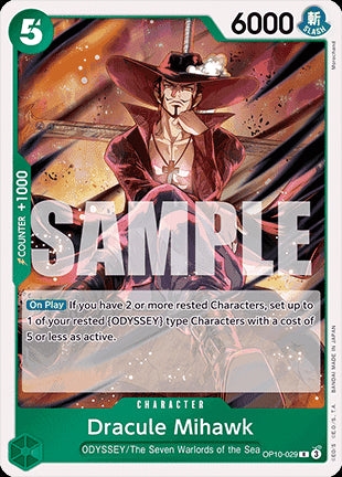 Dracule Mihawk (OP10-029)⁣ - Royal Blood⁣ (Rare)⁣ [029]