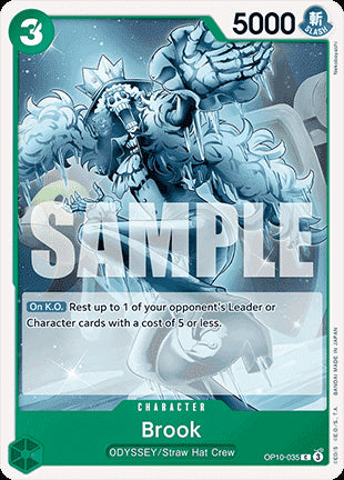 Brook (OP10-035)⁣ - Royal Blood⁣ (Common)⁣ [035]