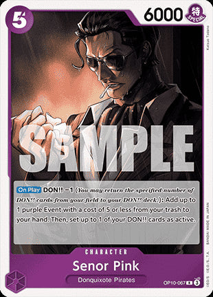 Senor Pink (OP10-067) (V.1)⁣ - Royal Blood⁣ (Rare)⁣ [067]