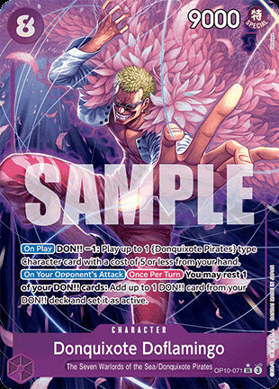 Donquixote Doflamingo (OP10-071) (V.2)⁣ - Royal Blood⁣ (Alternate Art)⁣ [071]