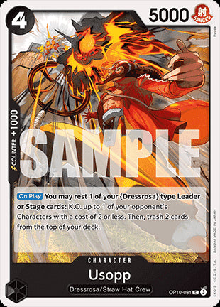 Usopp (OP10-081)⁣ - Royal Blood⁣ (Common)⁣ [081]