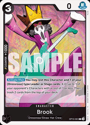 Brook (OP10-091)⁣ - Royal Blood⁣ (Common)⁣ [091]