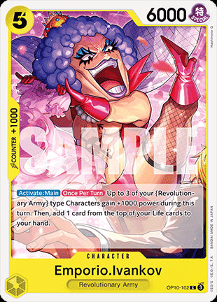 Emporio.Ivankov (OP10-102)⁣ - Royal Blood⁣ (Common)⁣ [102]