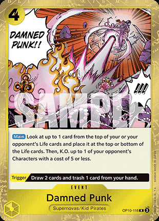Damned Punk (OP10-116)⁣ - Royal Blood⁣ (Rare)⁣ [116]