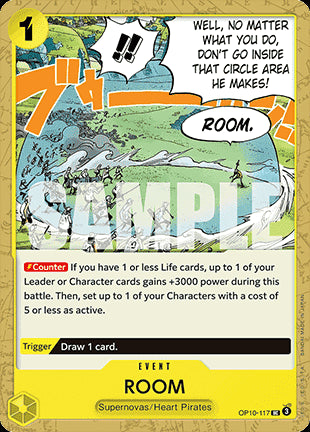 ROOM (OP10-117)⁣ - Royal Blood⁣ (Uncommon)⁣ [117]