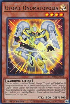 Utopic Onomatopoeia (V.1 - Super Rare)⁣ - Quarter Century Stampede⁣ (Super Rare)⁣ [028]