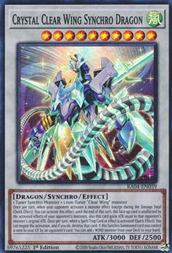 Crystal Clear Wing Synchro Dragon (V.1 - Super Rare)⁣ - Quarter Century Stampede⁣ (Super Rare)⁣ [059]