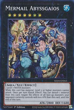 Mermail Abyssgaios (V.1 - Super Rare)⁣ - Quarter Century Stampede⁣ (Super Rare)⁣ [065]