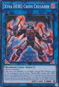 Xtra HERO Cross Crusader (V.1 - Super Rare)⁣ - Quarter Century Stampede⁣ (Super Rare)⁣ [076]