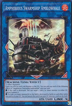 Amphibious Swarmship Amblowhale (V.1 - Super Rare)⁣ - Quarter Century Stampede⁣ (Super Rare)⁣ [077]