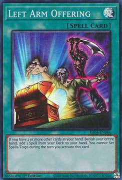 Left Arm Offering (V.1 - Super Rare)⁣ - Quarter Century Stampede⁣ (Super Rare)⁣ [086]