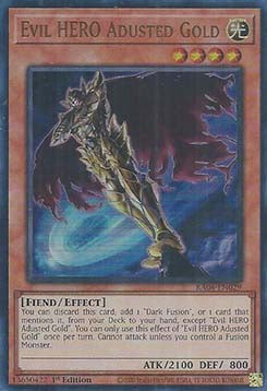 Evil HERO Adusted Gold (V.2 - Ultra Rare)⁣ - Quarter Century Stampede⁣ (Ultra Rare)⁣ [029]