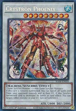 Crystron Phoenix (V.3 - Secret Rare)⁣ - Quarter Century Stampede⁣ (Secret Rare)⁣ [058]