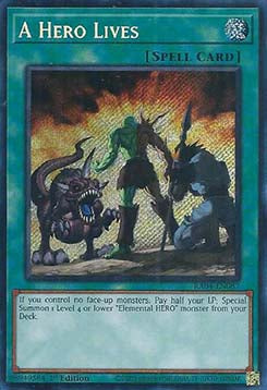 A Hero Lives (V.3 - Secret Rare)⁣ - Quarter Century Stampede⁣ (Secret Rare)⁣ [087]