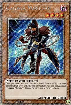 Gagaga Magician (V.4 - Platinum Secret Rare)⁣ - Quarter Century Stampede⁣ (Platinum Secret Rare)⁣ [007]