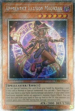 Apprentice Illusion Magician (V.4 - Platinum Secret Rare)⁣ - Quarter Century Stampede⁣ (Platinum Secret Rare)⁣ [023]
