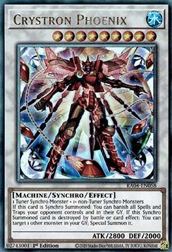 Crystron Phoenix (V.7 - Ultimate Rare)⁣ - Quarter Century Stampede⁣ (Ultimate Rare)⁣ [058]