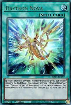 Drytron Nova (V.7 - Ultimate Rare)⁣ - Quarter Century Stampede⁣ (Ultimate Rare)⁣ [097]