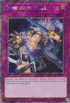 Dimension Wall (V.1 - Platinum Secret Rare)⁣ - Quarter Century Stampede⁣ (Platinum Secret Rare)⁣ [127]