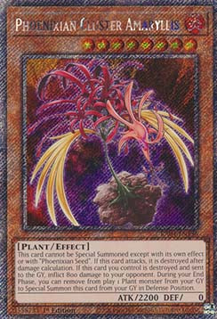 Phoenixian Cluster Amaryllis (V.1 - Platinum Secret Rare)⁣ - Quarter Century Stampede⁣ (Platinum Secret Rare)⁣ [136]