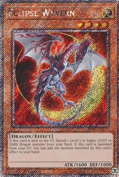 Eclipse Wyvern (V.1 - Platinum Secret Rare)⁣ - Quarter Century Stampede⁣ (Platinum Secret Rare)⁣ [177]