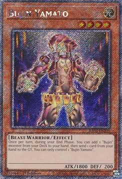 Bujin Yamato (V.1 - Platinum Secret Rare)⁣ - Quarter Century Stampede⁣ (Platinum Secret Rare)⁣ [209]