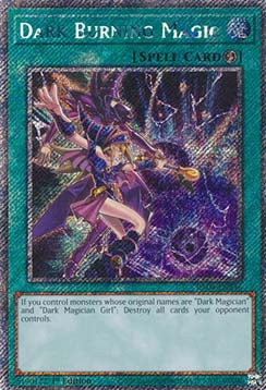 Dark Burning Magic (V.1 - Platinum Secret Rare)⁣ - Quarter Century Stampede⁣ (Platinum Secret Rare)⁣ [246]