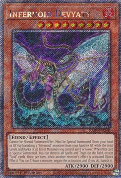 Infernoid Devyaty (V.1 - Platinum Secret Rare)⁣ - Quarter Century Stampede⁣ (Platinum Secret Rare)⁣ [248]