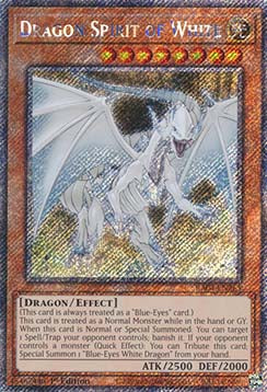 Dragon Spirit of White (V.1 - Platinum Secret Rare)⁣ - Quarter Century Stampede⁣ (Platinum Secret Rare)⁣ [265]
