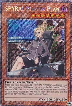 SPYRAL Master Plan (V.1 - Platinum Secret Rare)⁣ - Quarter Century Stampede⁣ (Platinum Secret Rare)⁣ [276]