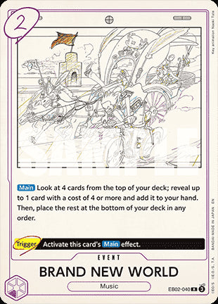 BRAND NEW WORLD (EB02-040)⁣ - Anime 25th Collection⁣ (Rare)⁣ [040]
