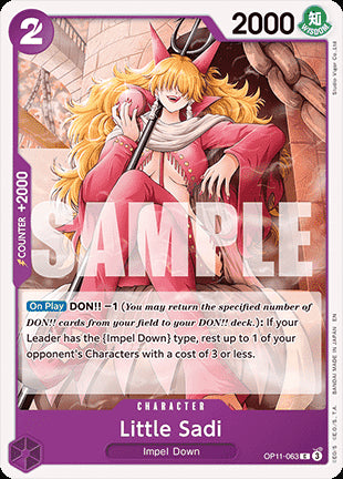 Little Sadi (OP11-063)⁣ - A Fist of Divine Speed⁣ (Common)⁣ [063]