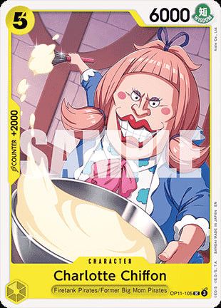 Charlotte Chiffon (OP11-105)⁣ - A Fist of Divine Speed⁣ (Uncommon)⁣ [105]