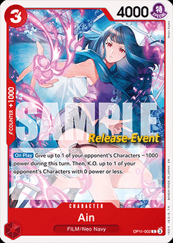 Ain (OP11-002) - Promos: A Fist of Divine Speed (Common) [OP11P-002]