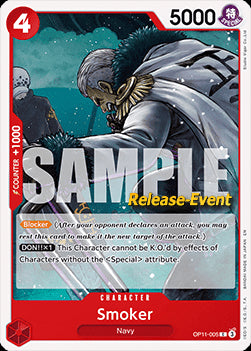 Smoker (OP11-005) - Promos: A Fist of Divine Speed (Common) [OP11P-005]