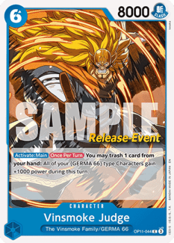 Vinsmoke Judge (OP11-044) - Promos: A Fist of Divine Speed (Common) [OP11P-044]