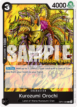 Kurozumi Orochi (OP11-085) - Promos: A Fist of Divine Speed (Common) [OP11P-085]